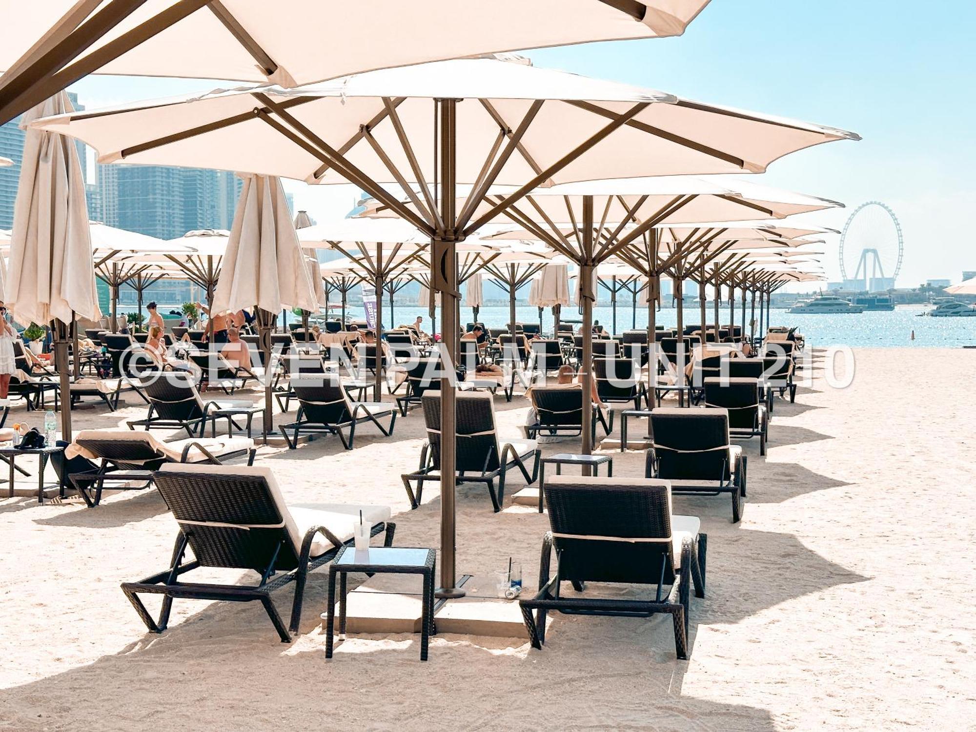 Luxus-Studio Mit Private Beach In Top-Lage, Meerblick & Infinity Pool! Dubaï Extérieur photo