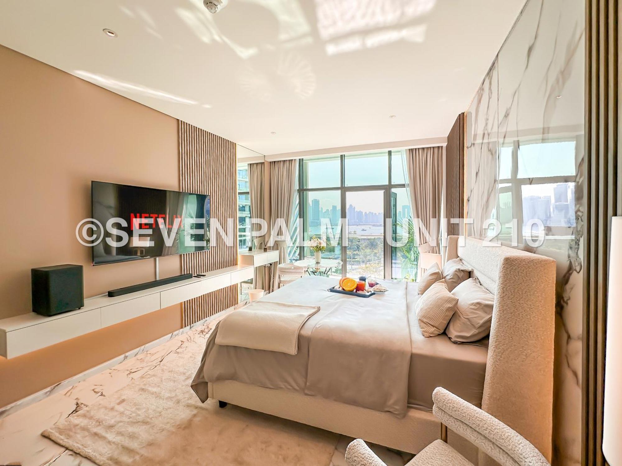 Luxus-Studio Mit Private Beach In Top-Lage, Meerblick & Infinity Pool! Dubaï Extérieur photo