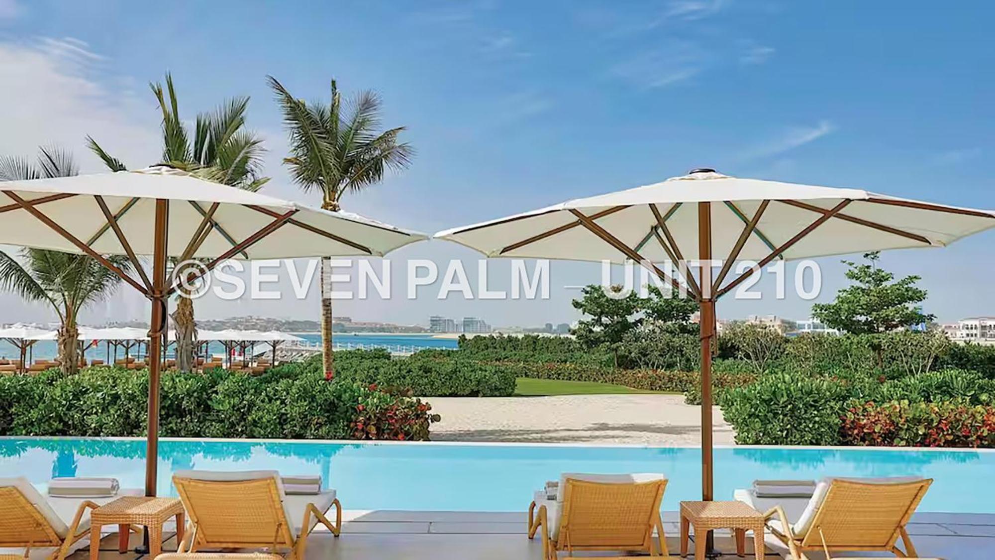 Luxus-Studio Mit Private Beach In Top-Lage, Meerblick & Infinity Pool! Dubaï Extérieur photo